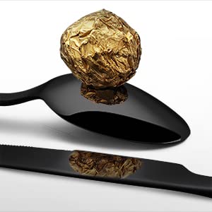 KINGSTONE Besteckset, 20-teiliges Besteckset für 4 Personen, Besteck aus Edelstahl 18/10, hochglanzpoliert, spülmaschinenfest, für Zuhause, Restaurant, Hochzeit, Party (Silber, 20-teilig für 4)
