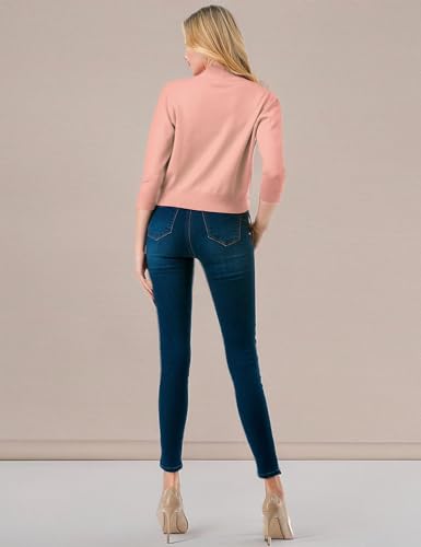 LALABEE Damen-Bolero, klassisch, 3/4-Ärmel, vorne offen, kurz, Cardigan, Shrugs für Kleider (S~XXL)