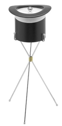 Kraftware Top Hat Ice Bucket - White Band, 3 Quart Ice Bucket Champagne Wine Bottle Cooler