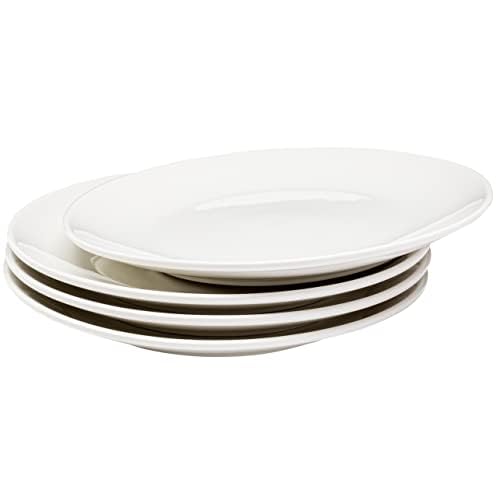 Vikko Ceramic Dinner Plates – Stackable White Plates