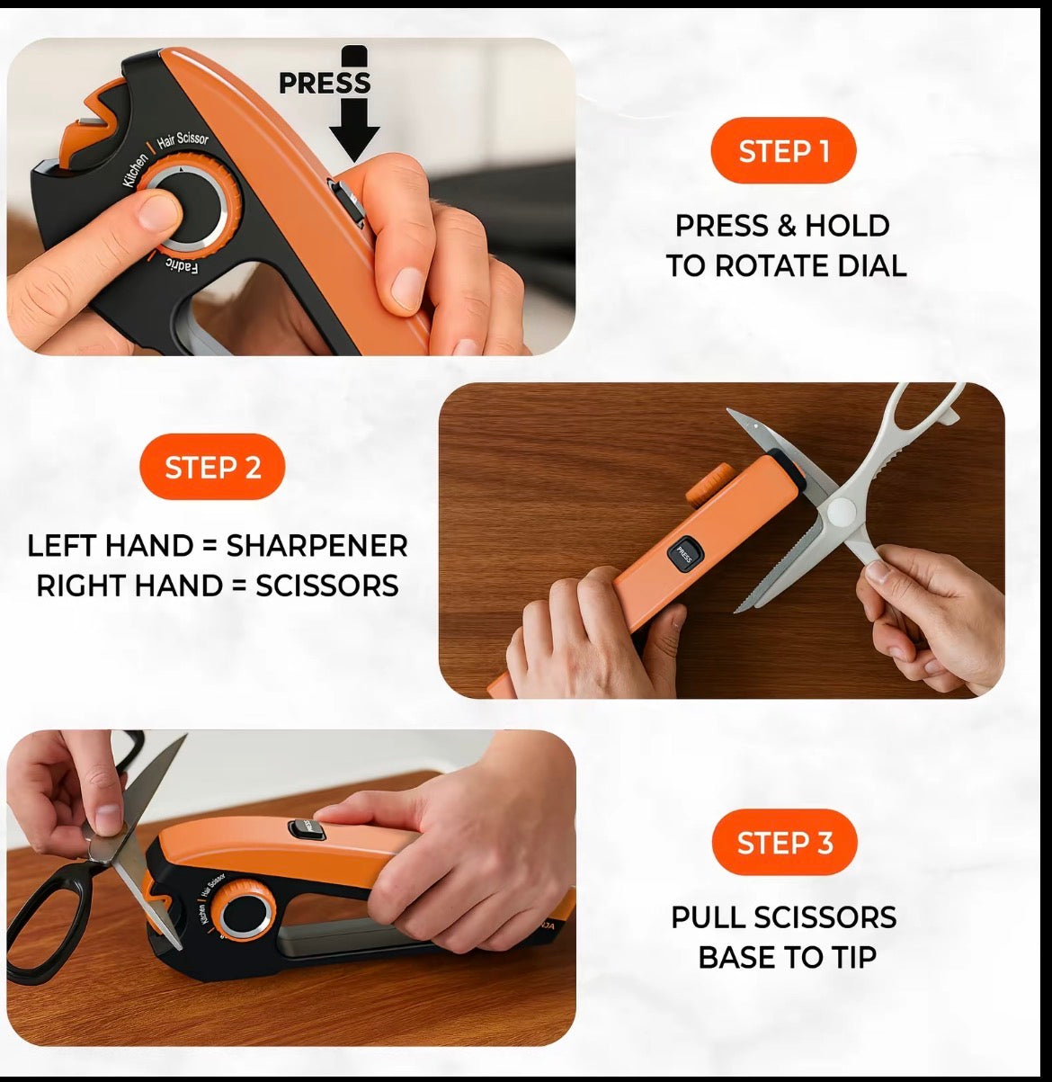 4-in-1 Scissor Sharpener