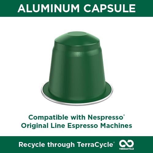 Cafe La Llave Espresso Pods: 40 Recyclable Aluminum Pods, Intensity 11 - Dark Roast Latin-Style Coffee, Compatible with Nespresso Original Line Machines - Bold, Rich Flavor