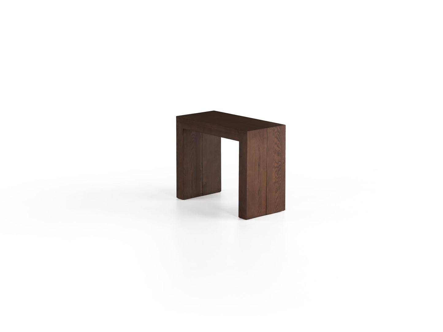 Transformer Table Esstisch-Set für 4 bis 12, ausziehbarer Esstisch aus Holz mit ausziehbarer Bank, Möbel für kleine Räume, Küchentisch-Set (Dunkelgrau, Tisch + Bank)