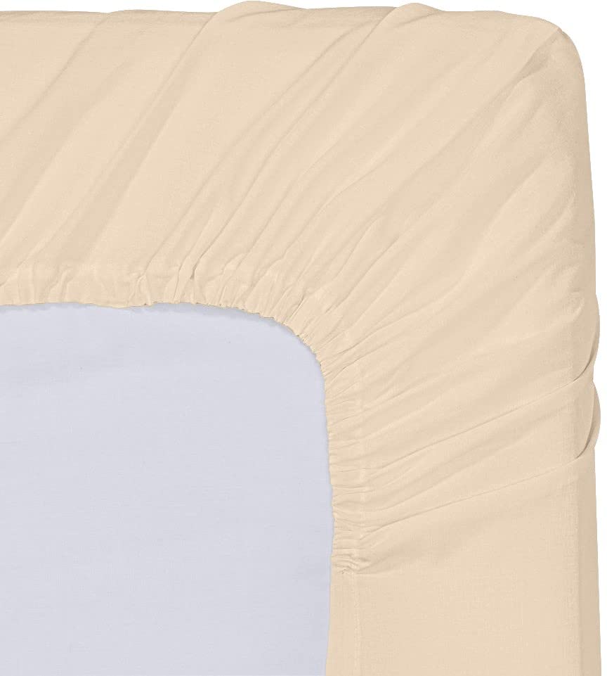 Utopia Bedding Spannbettlaken für Queensize-Betten – Großpackung mit 6 Spannbettlaken – weiche gebürstete Mikrofaser – tiefe Taschen – schrumpft und verblasst nicht – pflegeleicht (grau)