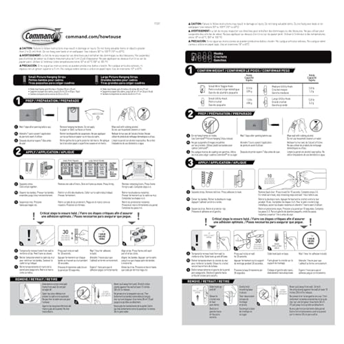 Command Variety Pack – 10 Pairs Picture Hanging Strips, 6 Wire Hooks, 8 Utility Hooks, Damage-Free Hanging (19 Items Total).