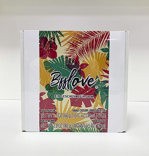 Spa-Geschenke für Frauen, Geschenkset, Selbstpflegeset, Geburtstagsgeschenke, 5-teiliges Rosenbadeset mit Massageöl, Badebombe, Salzpeeling, Seife, Handcreme, Weihnachtsgeschenke für Mama