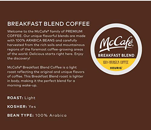 McCafe Premium Medium Roast K-Cup Coffee Pods, Premium Roast, 84 Count