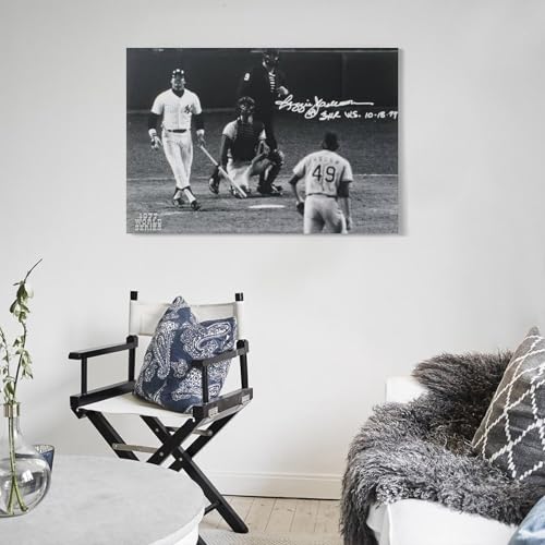 CENSO Reggie Jackson Baseball Canvas Poster Wall Art 12x18inch(30x45cm) Living Room Bedroom Office Kitchen Dining Room Bathroom