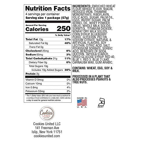 The Original Cakebites by Cookies United, Grab-and-Go Bite-Sized Snack (Classic Italian Rainbow, 8 Pack)