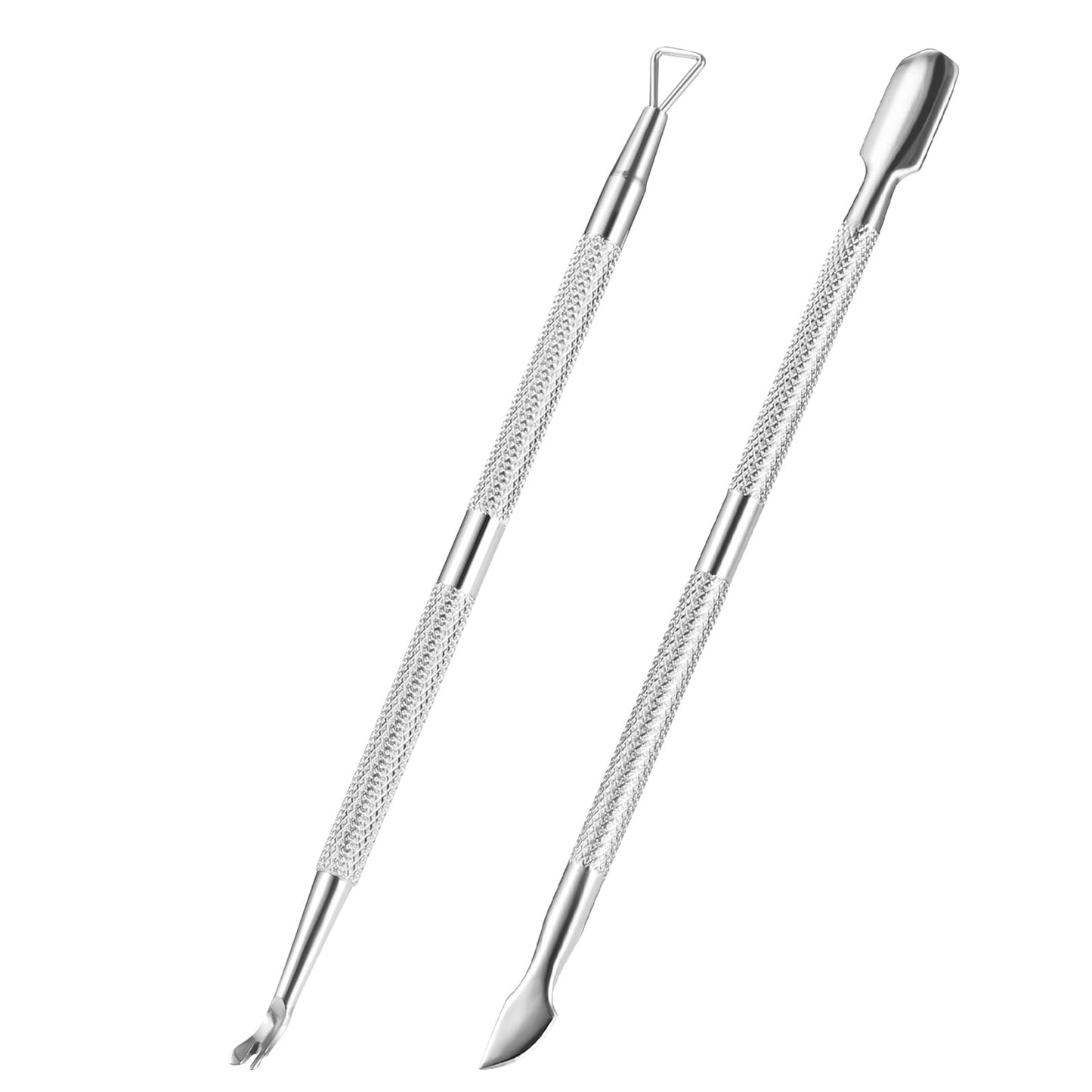 Cuticle Trimmer & Pusher – Professional Stainless Steel Manicure/Pedicure Tool for Nails