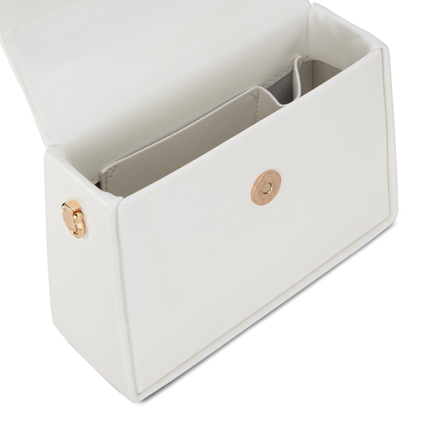 Milan Chiva Kleine Geldbörse mit Henkel für Damen, Mini-Umhängetasche, elegante quadratische Tasche