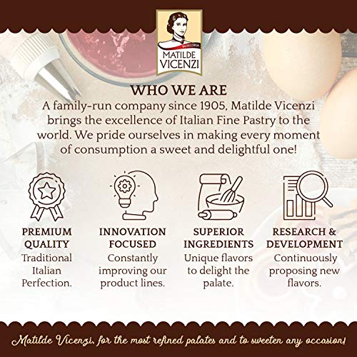 Millefoglie D'Italia Fine Selection of Italian Puff Pastries, Assortment of Vanilla, Chocolate, Butter & Raspberry Cookies, 13.23 oz (375g)