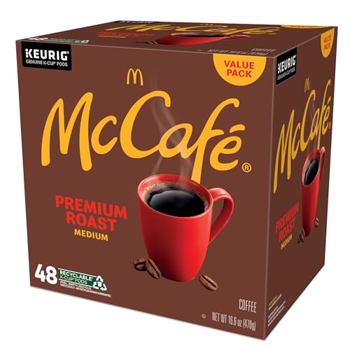 McCafe Premium Medium Roast K-Cup Coffee Pods, Premium Roast, 84 Count
