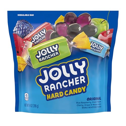 JOLLY RANCHER Assorted Fruit Flavored Hard Candy Bulk Bag, 5 lb
