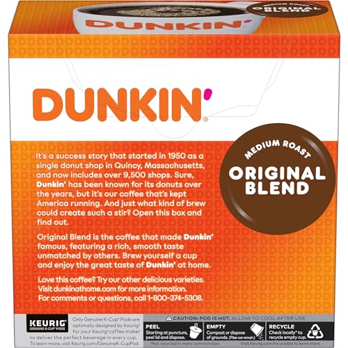 Dunkin' Best Sellers Coffee Variety Pack, 60 Keurig K-Cup Pods