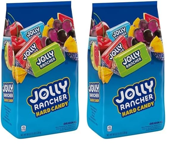 JOLLY RANCHER Assorted Fruit Flavored Hard Candy Bulk Bag, 5 lb