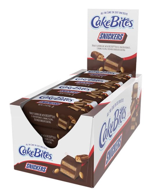 The Original Cakebites by Cookies United, Grab-and-Go Bite-Sized Snack (Classic Italian Rainbow, 8 Pack)