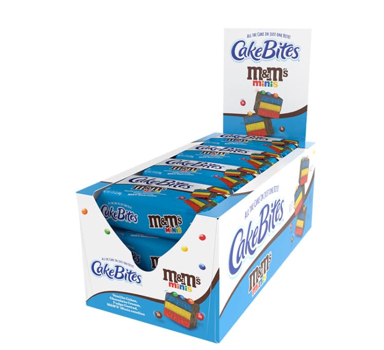 The Original Cakebites by Cookies United, Grab-and-Go Bite-Sized Snack (Classic Italian Rainbow, 8 Pack)