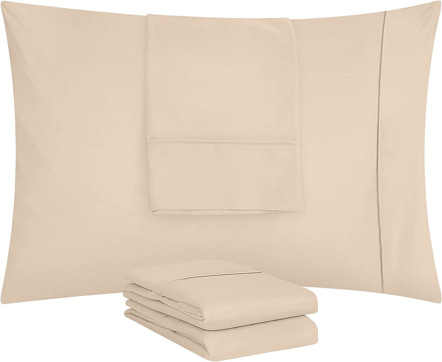 Utopia Bedding Pillow Cases - Envelope Closure - Soft Brushed Microfiber Fabric - Shrinkage and Fade Resistant Pillow