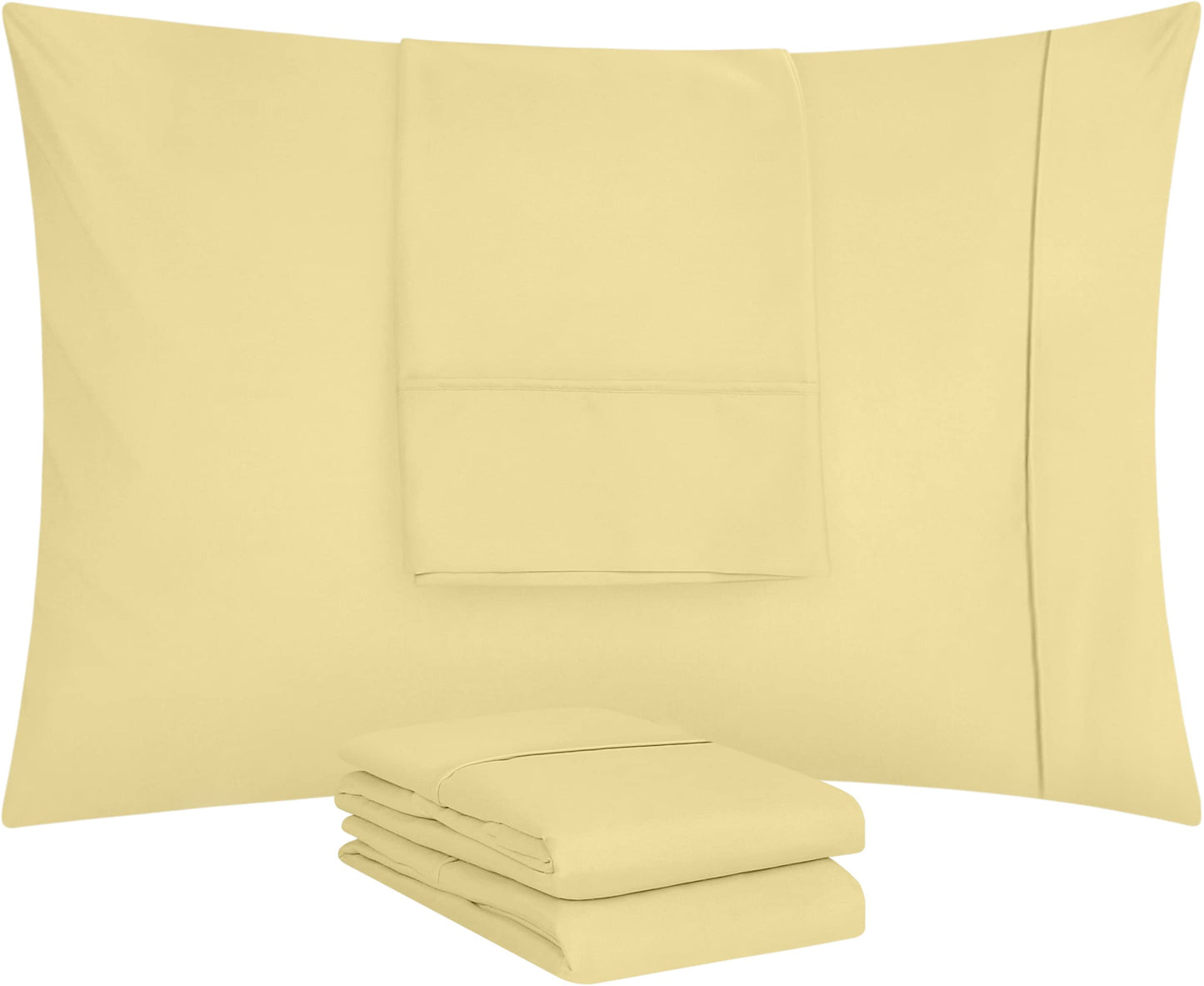 Utopia Bedding Pillow Cases - Envelope Closure - Soft Brushed Microfiber Fabric - Shrinkage and Fade Resistant Pillow