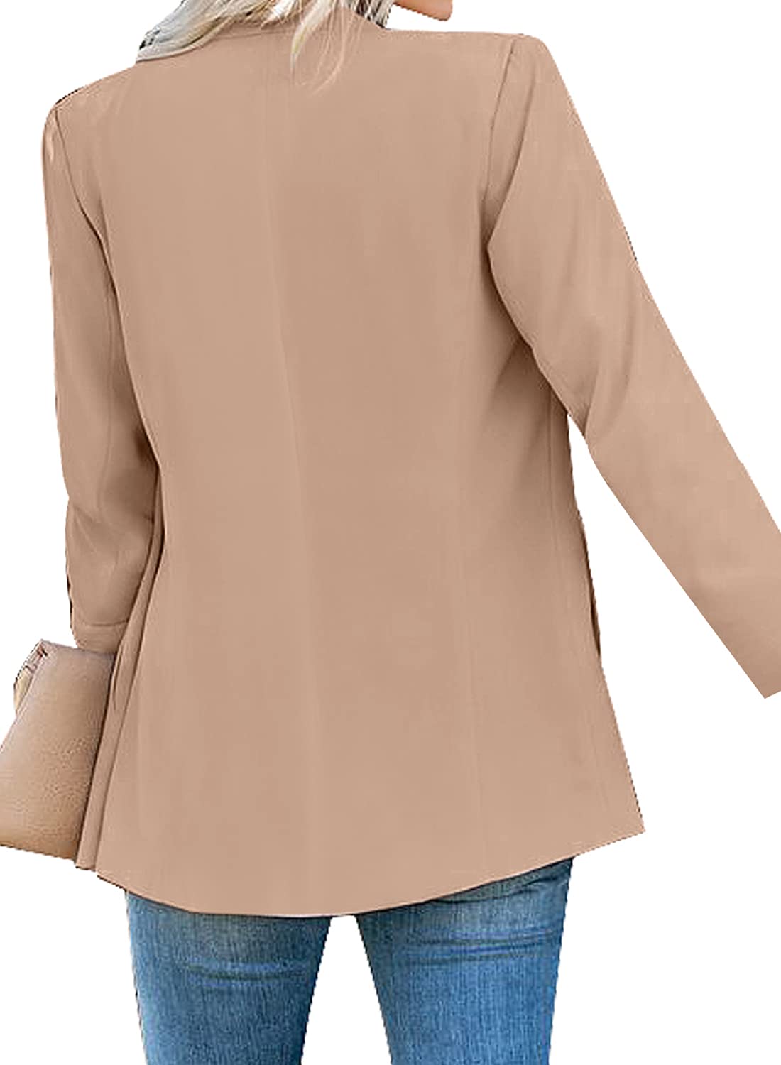 GRAPENT Damen Blazer mit offener Vorderseite, Business, Freizeit, Taschen, für die Arbeit im Büro