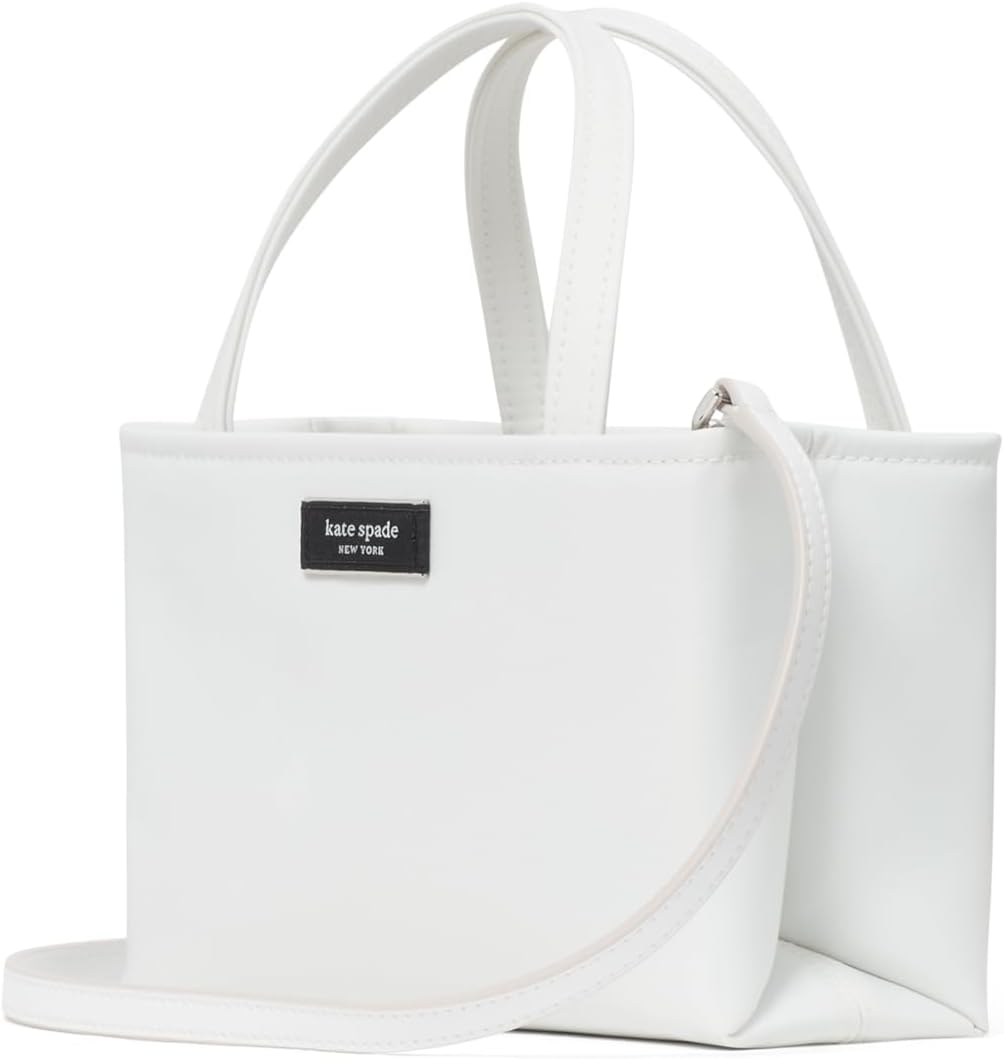 kate spade new york SAM ICON KSNYL Mini Tote, White Dove