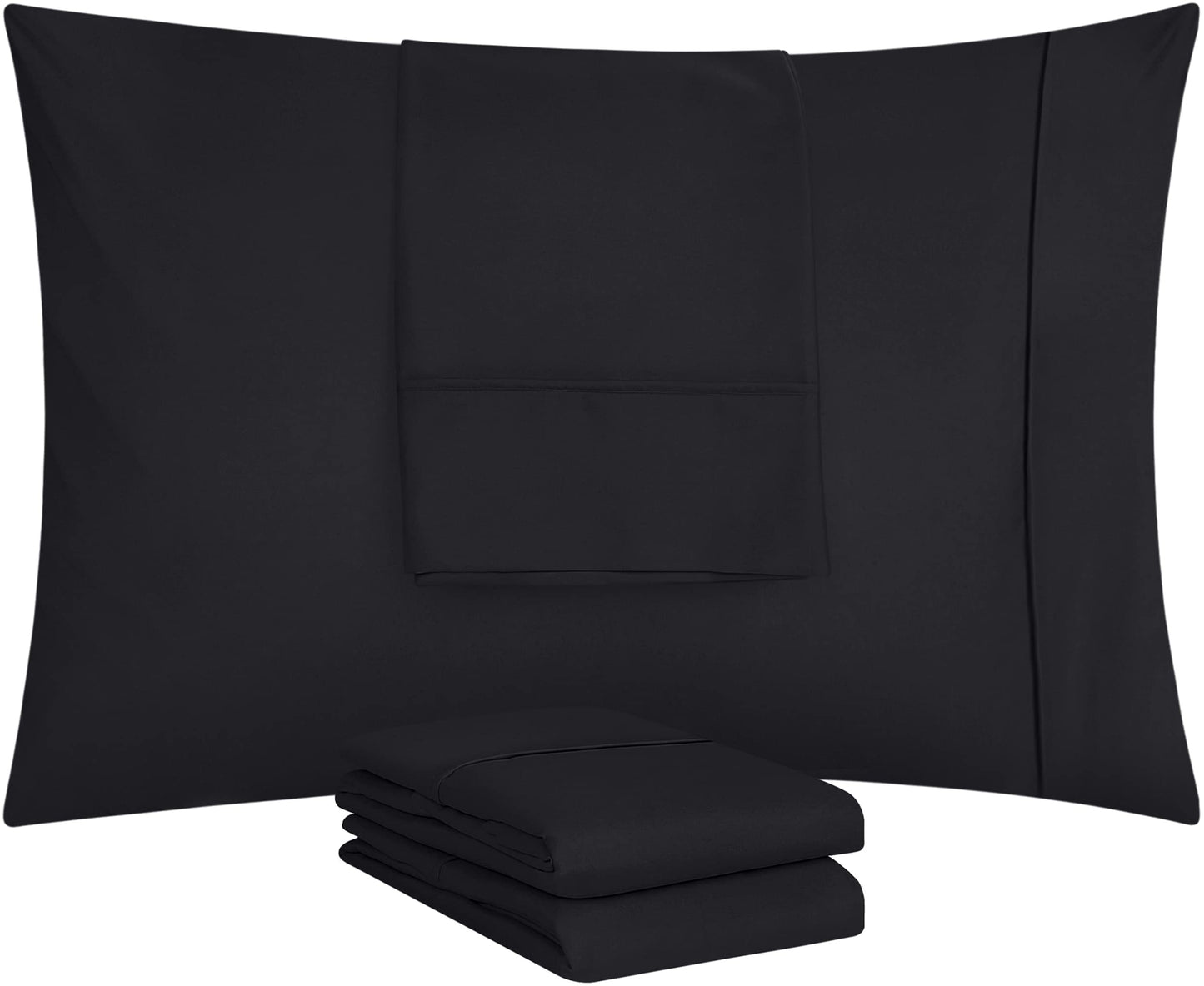 Utopia Bedding Pillow Cases - Envelope Closure - Soft Brushed Microfiber Fabric - Shrinkage and Fade Resistant Pillow