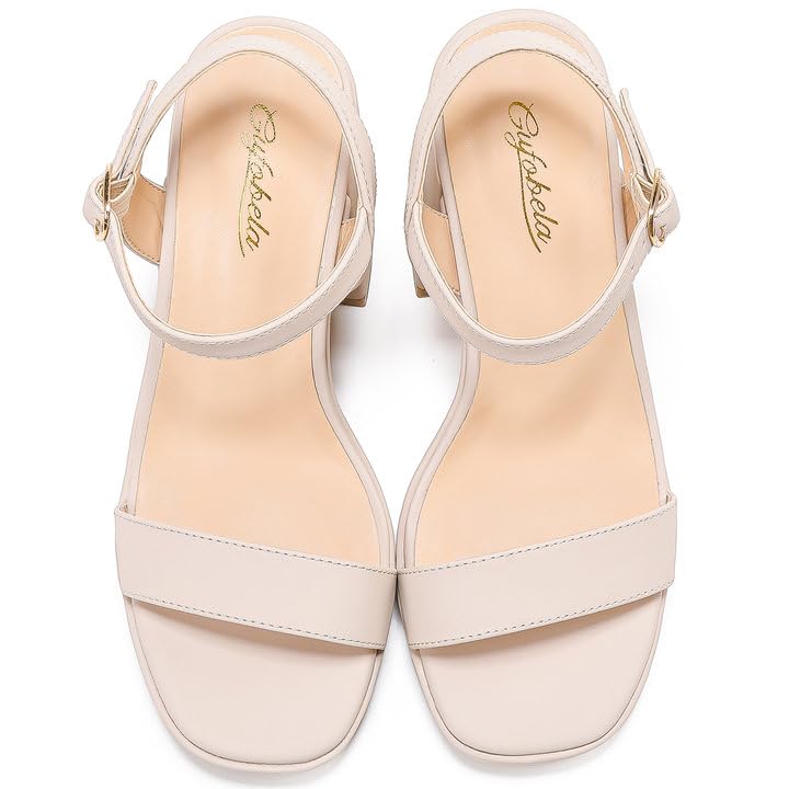Platform Sandals Women Fashion Block Chunky Heeled Sandals Open Toe High Heels Evening Wedding Party Prom Dance Summer Ankle Strap Dress Shoes
