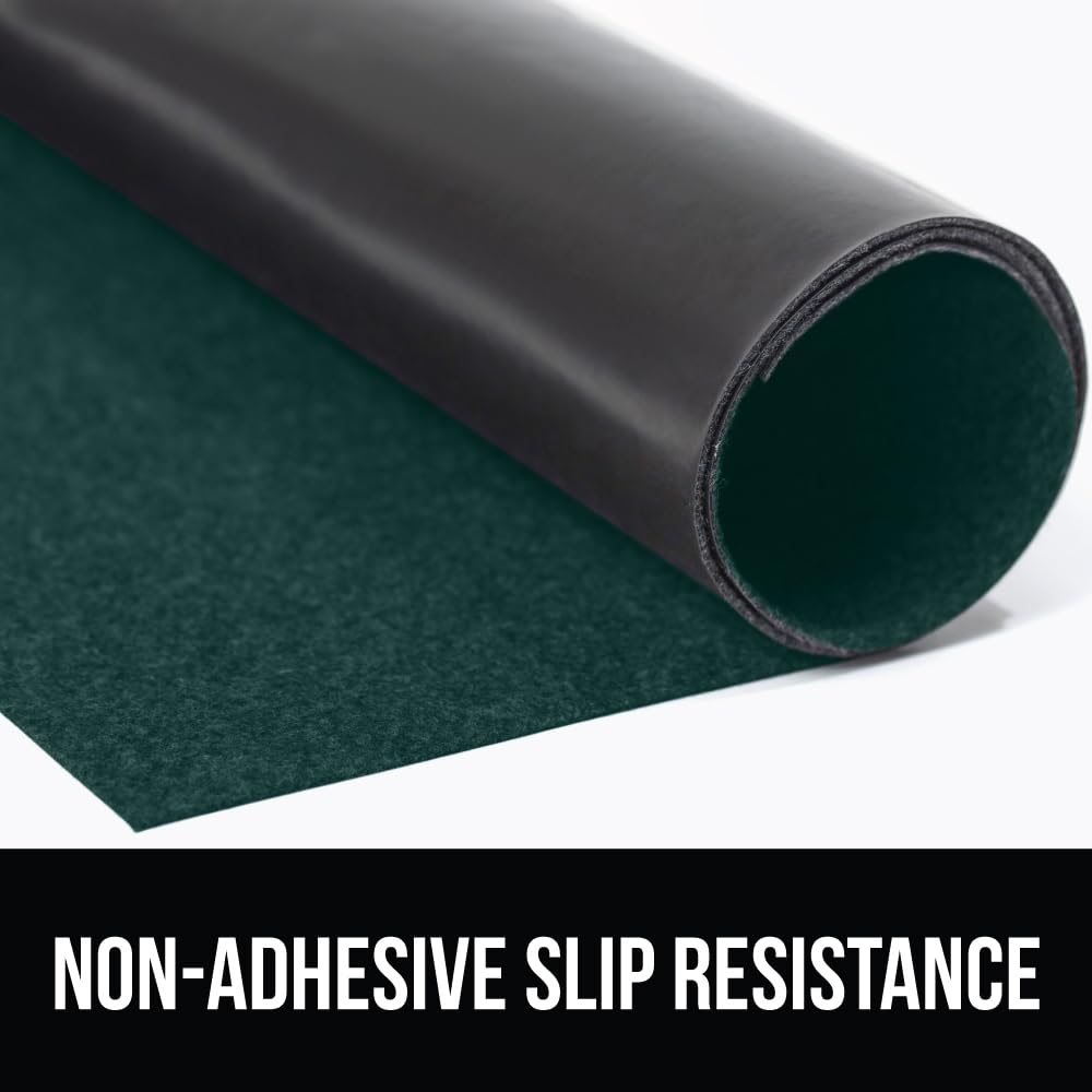 Gorilla Grip LeakGuard, nicht klebende Unterspülmatte für Küchenschränke, 24 x 40, wasserdichte, schnell trocknende Regaleinlage, langlebige, saugfähige Filzmatten für Badezimmerwaschbecken, Schränke, Kommoden, Damast, Taupe-Creme