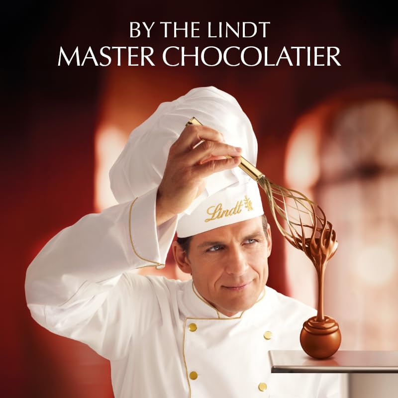 Lindt LINDOR Milk Chocolate Candy Truffles, Milk Chocolate with Smooth, Melting Truffle Center, 25.4 oz., 60 Count