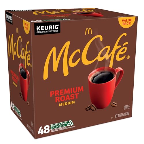 McCafe Premium Medium Roast K-Cup Coffee Pods, Premium Roast, 84 Count