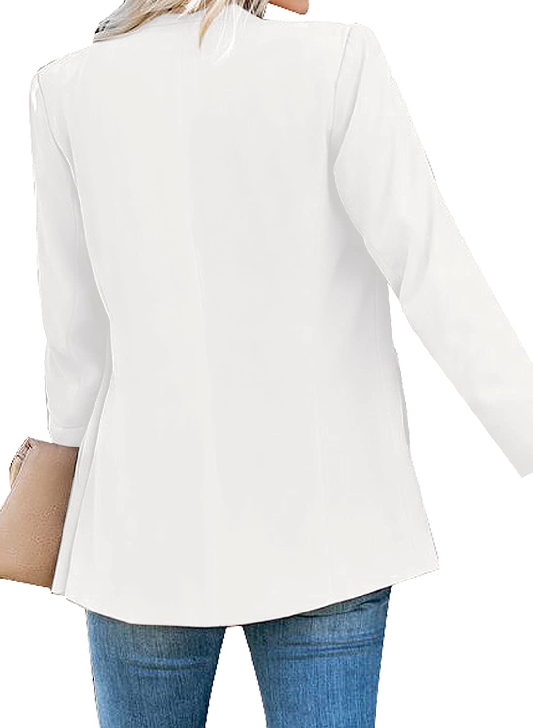 GRAPENT Damen Blazer mit offener Vorderseite, Business, Freizeit, Taschen, für die Arbeit im Büro