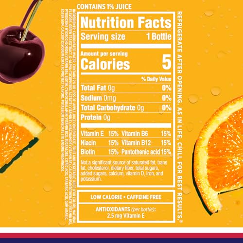 Sparkling Ice, Black Cherry Sparkling Water, Zero Sugar Flavored Water, with Vitamins and Antioxidants, Low Calorie Beverage, 17 fl oz Bottles (Pack of 12)