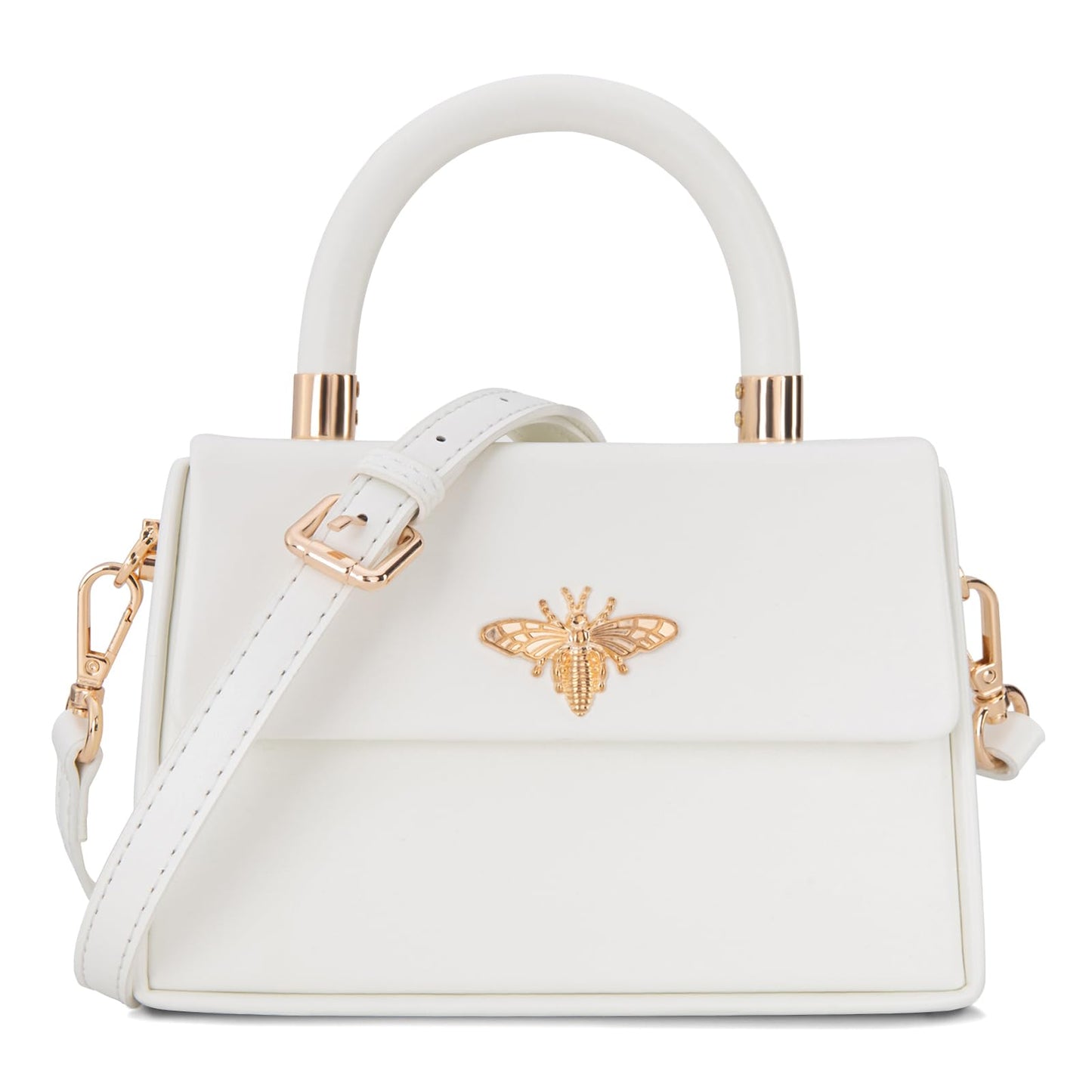 Milan Chiva Kleine Geldbörse mit Henkel für Damen, Mini-Umhängetasche, elegante quadratische Tasche