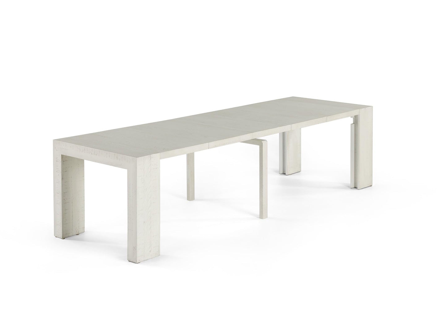Transformer Table Esstisch-Set für 4 bis 12, ausziehbarer Esstisch aus Holz mit ausziehbarer Bank, Möbel für kleine Räume, Küchentisch-Set (Dunkelgrau, Tisch + Bank)