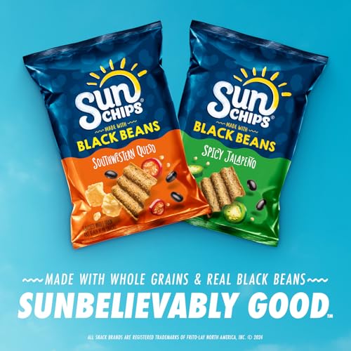 SunChips Multigrain Snacks, Variety Pack, 1 Ounce (Pack of 40)