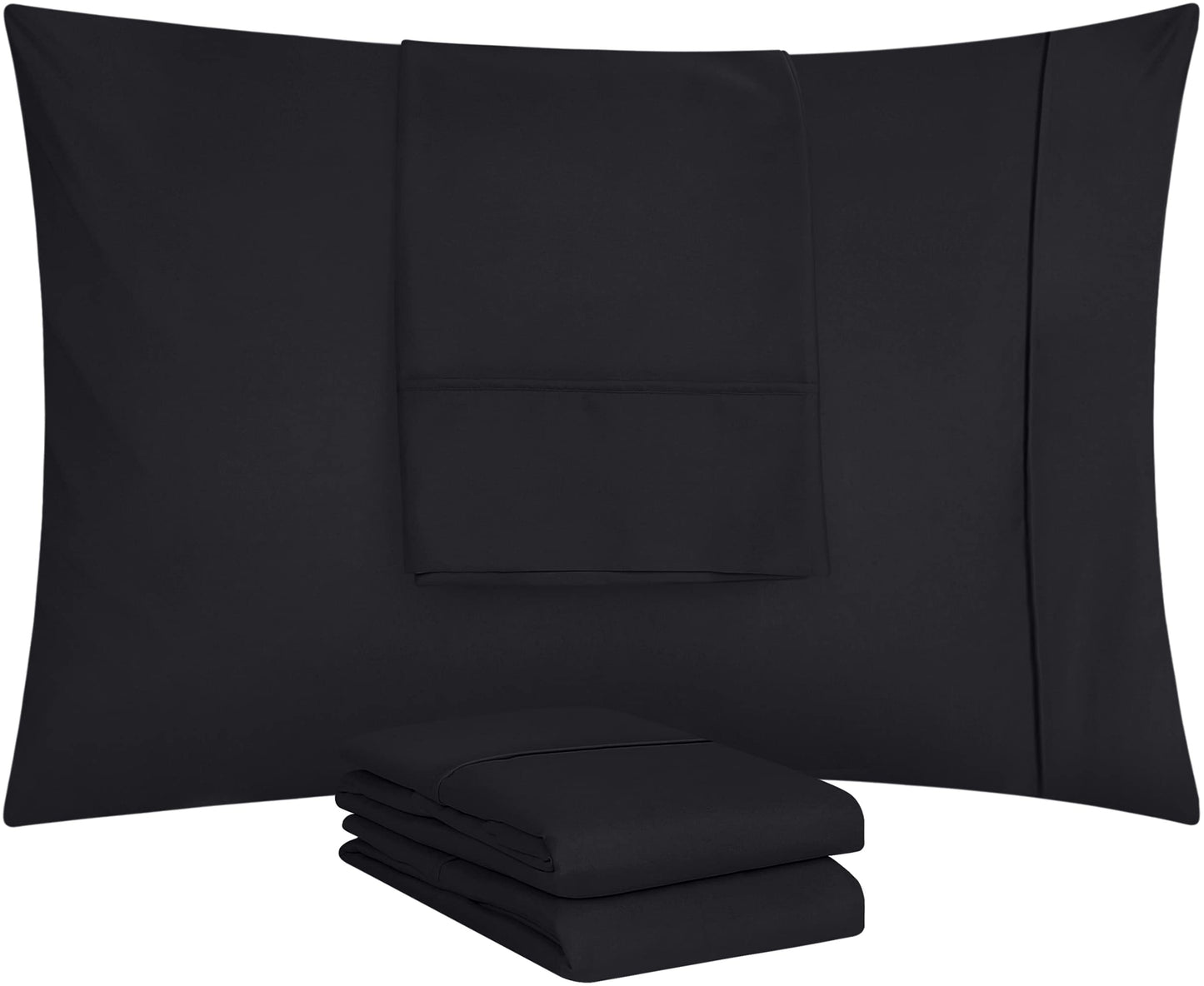 Utopia Bedding Pillow Cases - Envelope Closure - Soft Brushed Microfiber Fabric - Shrinkage and Fade Resistant Pillow