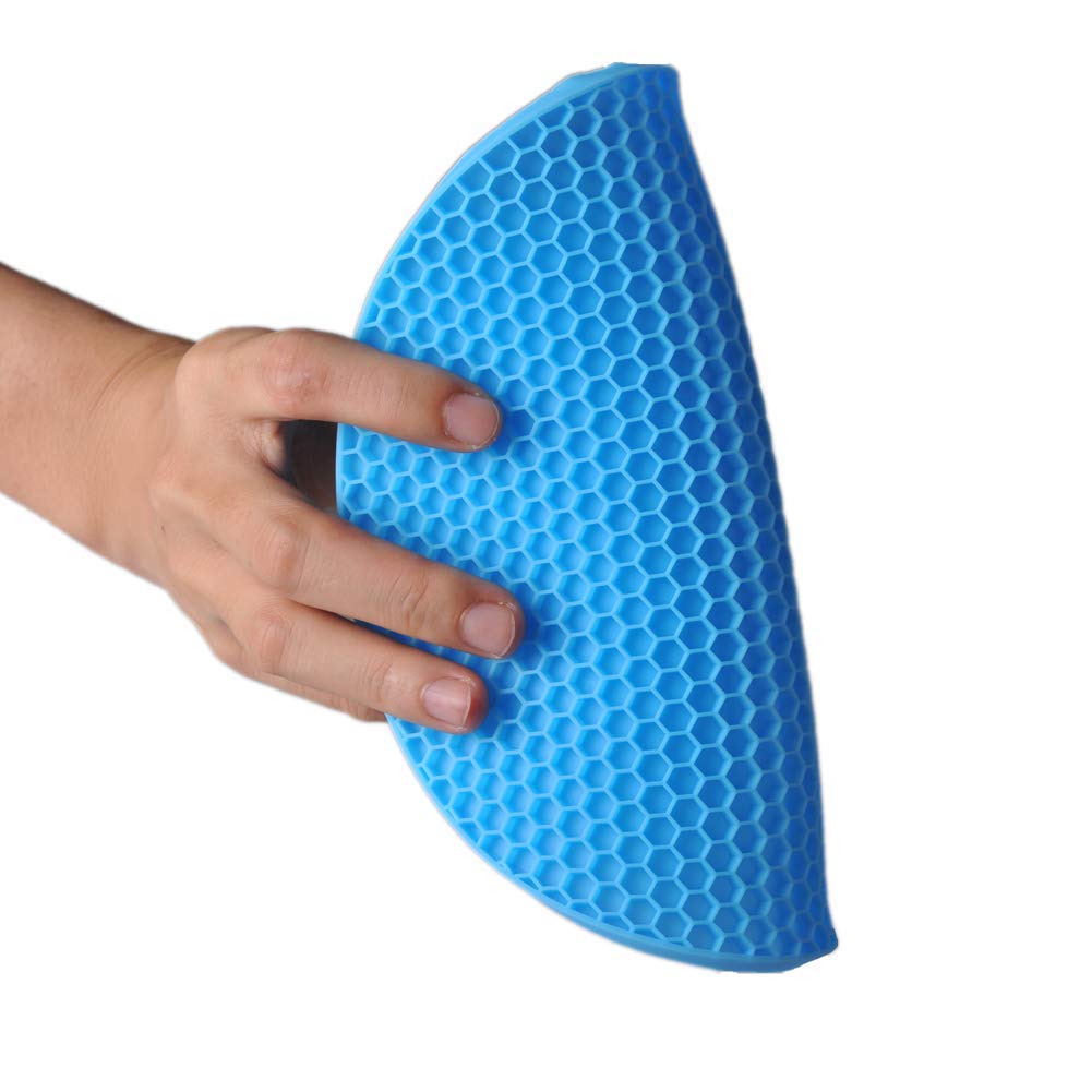Smithcraft Silikon-Untersetzer für heiße Gerichte, Töpfe und Pfannen, heiße Pads für die Küche, dunkelgraue Silikon-Topflappen, Silikonmatten für die Küche, hitzebeständige Quarzthekenmatte, flexible Untersetzermatten-Set 4