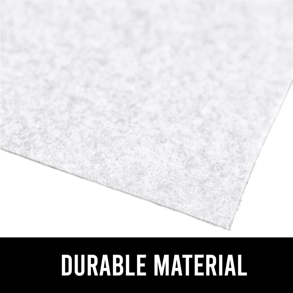 Gorilla Grip LeakGuard, nicht klebende Unterspülmatte für Küchenschränke, 24 x 40, wasserdichte, schnell trocknende Regaleinlage, langlebige, saugfähige Filzmatten für Badezimmerwaschbecken, Schränke, Kommoden, Damast, Taupe-Creme