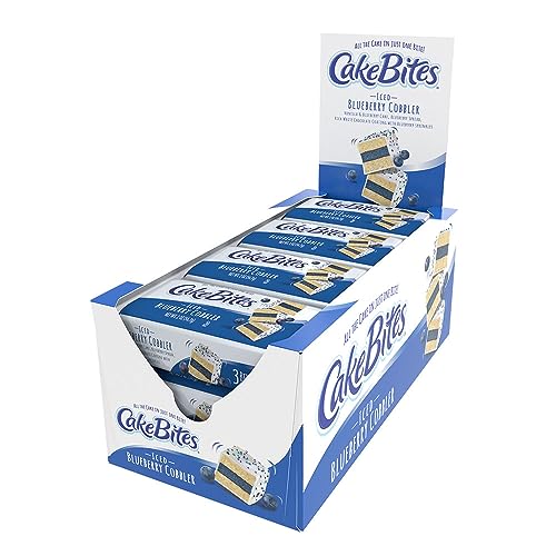 The Original Cakebites by Cookies United, Grab-and-Go Bite-Sized Snack (Classic Italian Rainbow, 8 Pack)