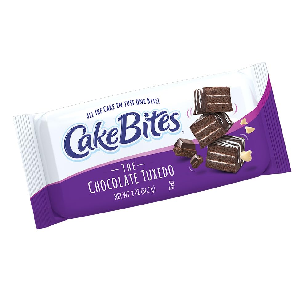 The Original Cakebites by Cookies United, Grab-and-Go Bite-Sized Snack (Classic Italian Rainbow, 8 Pack)