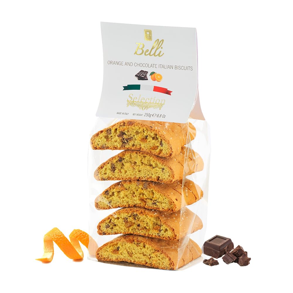 Italian Almond Biscotti | Made in Tuscany, Italy | Belli Traditional Semi Soft Biscuits
