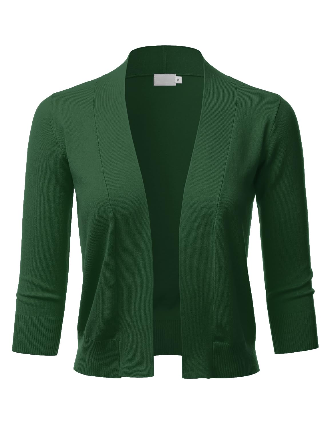 LALABEE Damen-Bolero, klassisch, 3/4-Ärmel, vorne offen, kurz, Cardigan, Shrugs für Kleider (S~XXL)