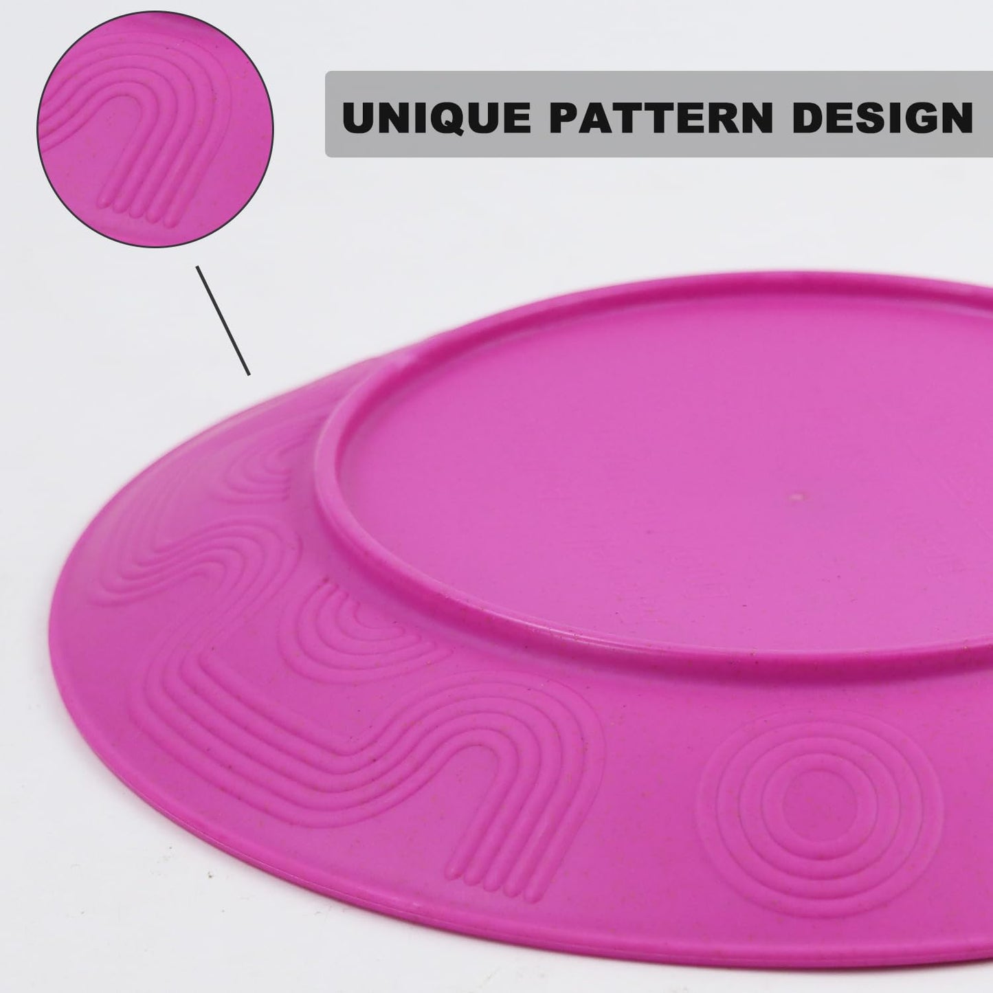28 Piece Wheat Straw Dinnerware Sets,Dishwasher & Microwave Safe Plates and Bowls Sets - Unbreakable Plastic Dinnerware Sets for 4 Dinner Plates, Cups, Cereal Bowls - Colorful Series