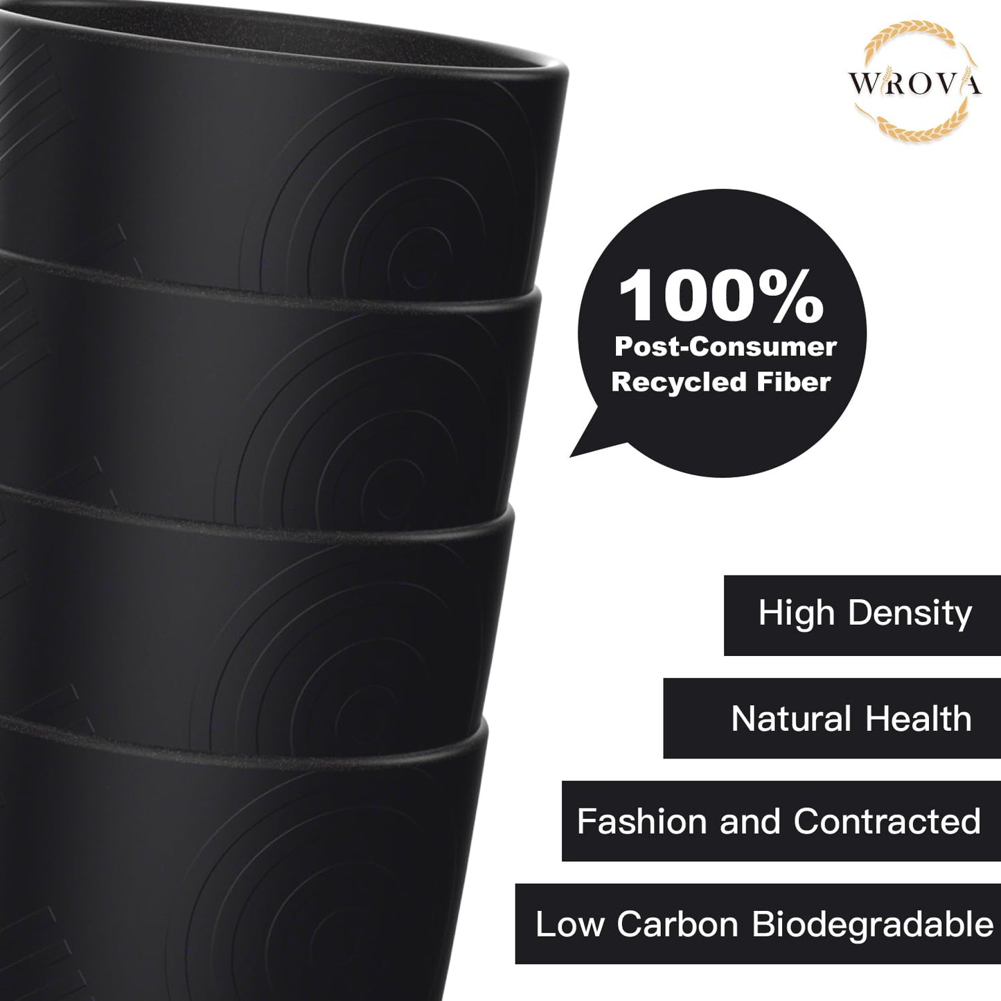 Wheat Straw Cups 8 PCS Good Alternative to Plastic Reusable Cups 20 oz Unbreakable Drinking Cup Reusable Dishwasher Safe Water Plastic Glasses Colorful Series
