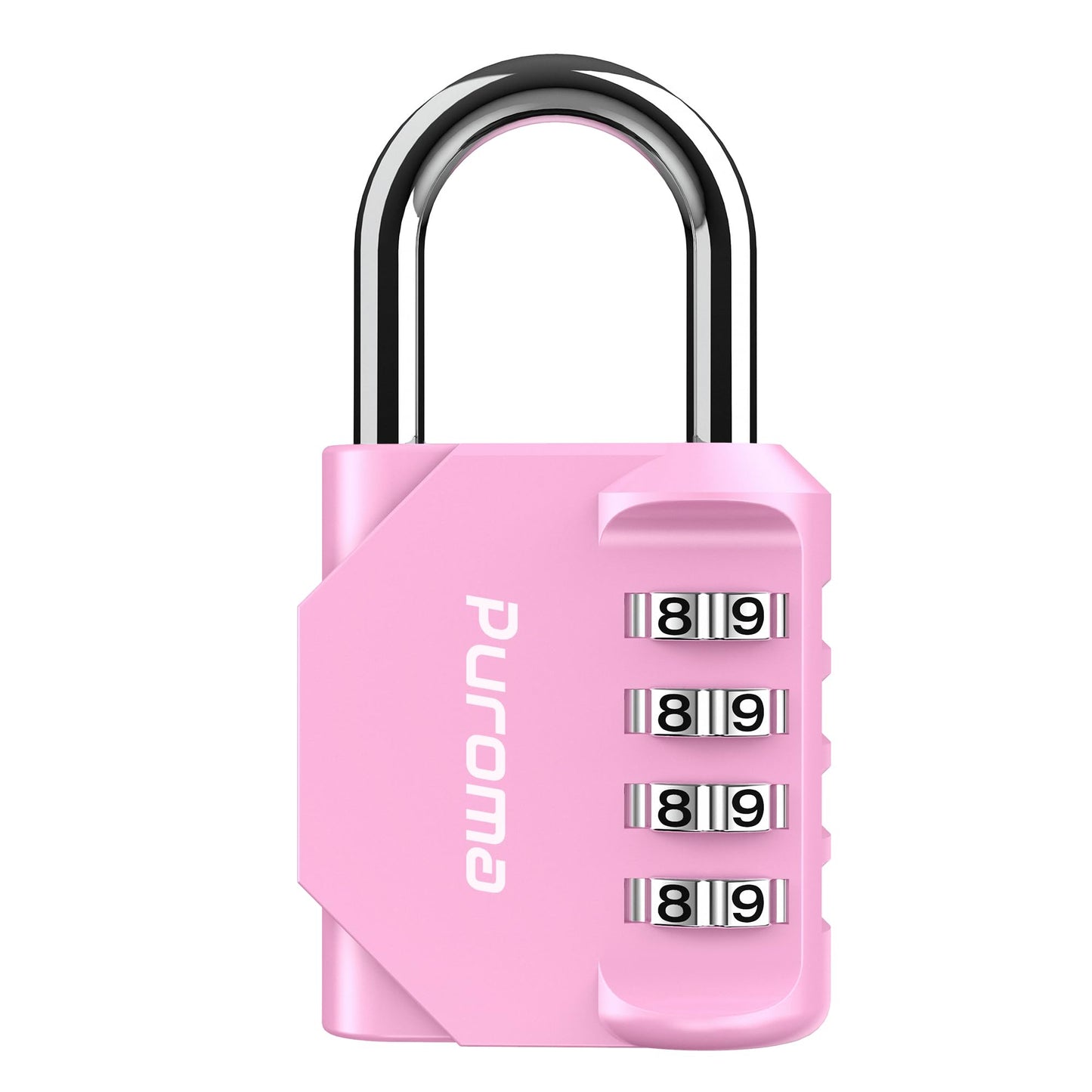 Puroma 4er-Pack Kombinationsschloss, 4-stelliges Spindschloss, wasserdichtes Vorhängeschloss für den Außenbereich, für Schul-, Fitnessstudio-Spind, Sport-Spind, Zaun, Werkzeugkasten, Tor, Koffer, Haspenaufbewahrung (grün)