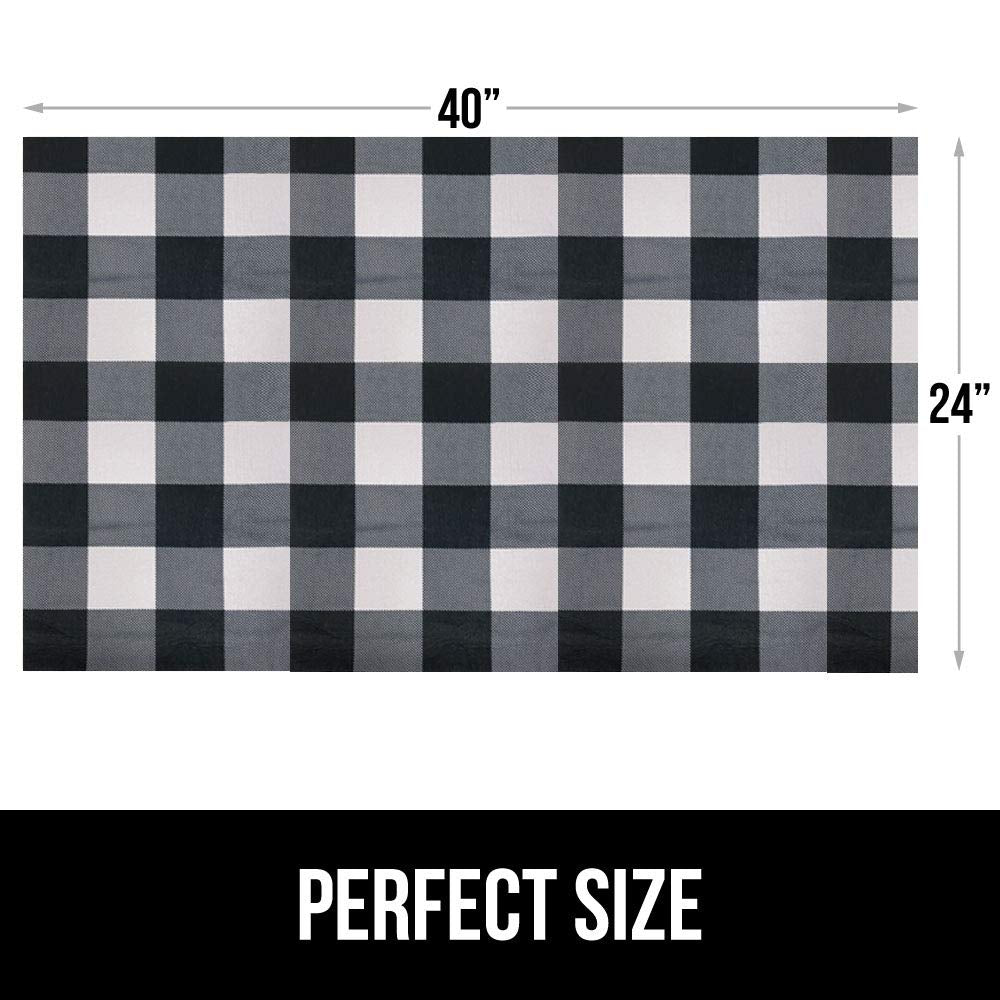 Gorilla Grip LeakGuard, nicht klebende Unterspülmatte für Küchenschränke, 24 x 40, wasserdichte, schnell trocknende Regaleinlage, langlebige, saugfähige Filzmatten für Badezimmerwaschbecken, Schränke, Kommoden, Damast, Taupe-Creme