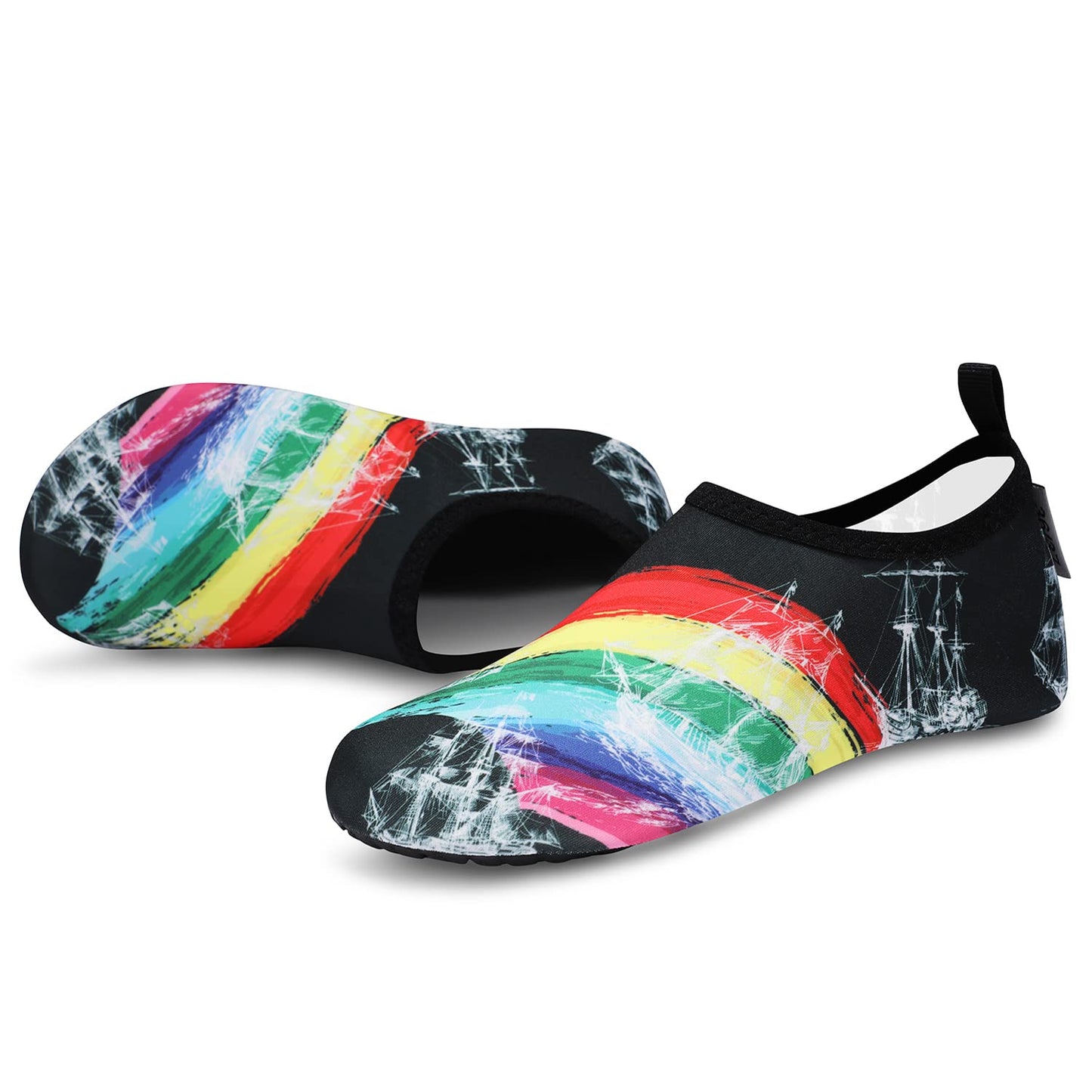 Chaussures de sports nautiques VIFUUR, chaussettes de yoga aquatiques à séchage rapide, pieds nus, à enfiler pour hommes et femmes
