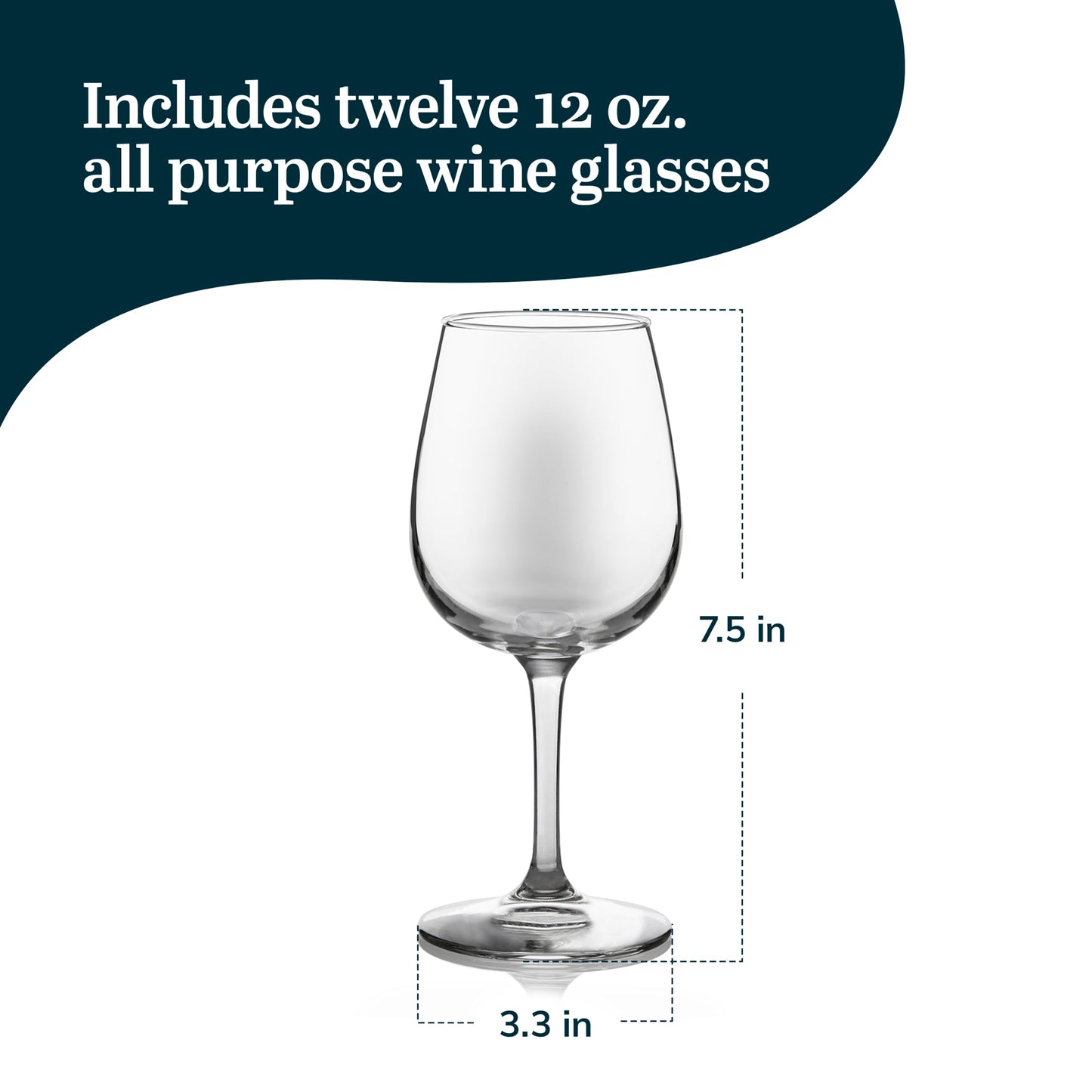 Libbey Vina Red Balloon Wine Glasses, 18.25 Oz Elegant Large Red Wine Glasses Set of 6, Long Stem Glass Wine Glasses for Weddings, Birthdays, and More