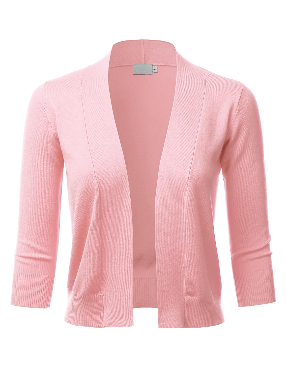 LALABEE Damen-Bolero, klassisch, 3/4-Ärmel, vorne offen, kurz, Cardigan, Shrugs für Kleider (S~XXL)